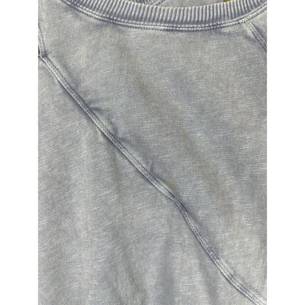 Pilcro Crossover Pullover Sweatshirt Women XXS Long Sleeve Purple Cozy Oversized - Picture 7 of 13